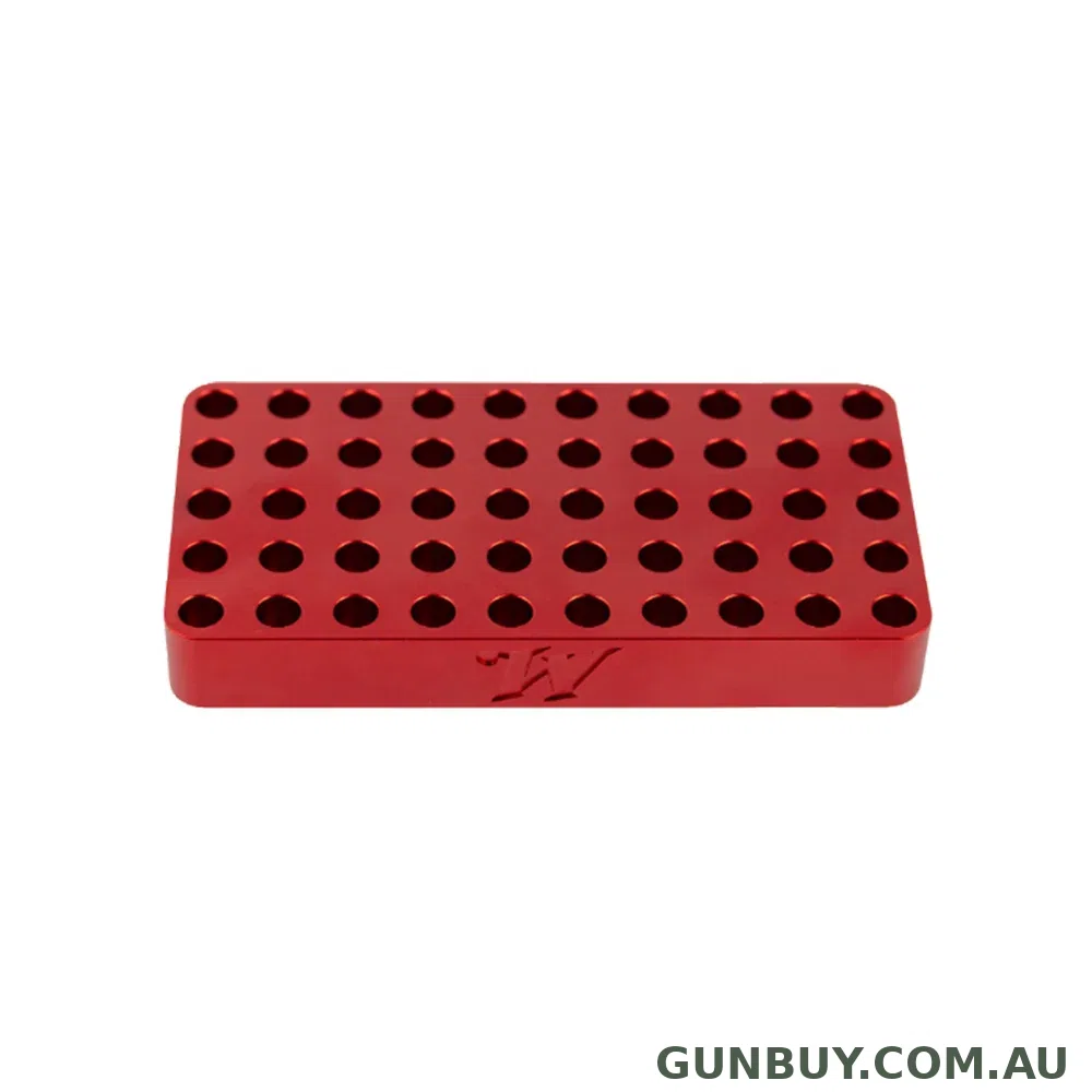 Winchester Alloy Loading Block Small Red