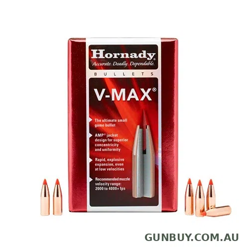 Hornady 22 Cal .224 50gr V-Max 100pk