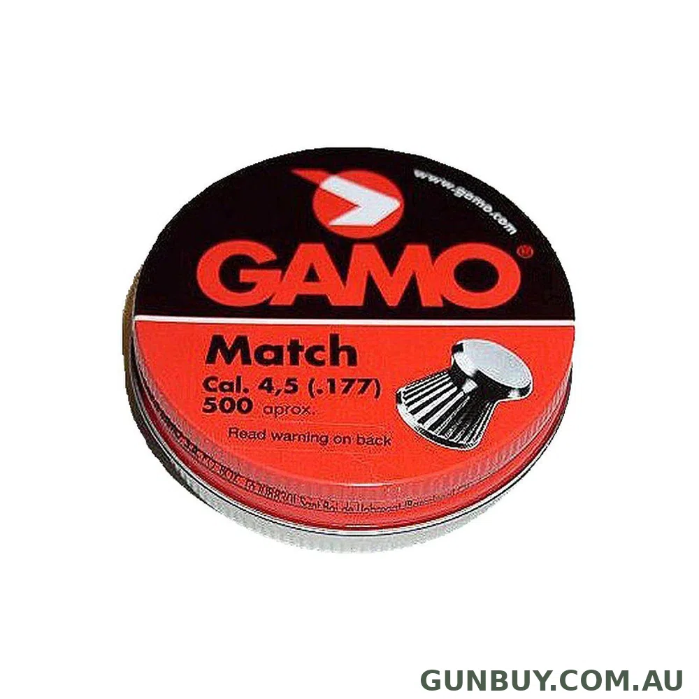 Gamo Match .177 -flat - 500pk