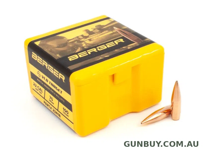 Berger 22 cal 70 gr VLD Target 100pk