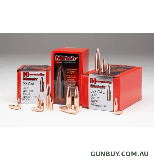 Hornady 22 Cal .224 53gr HP Match 100pk