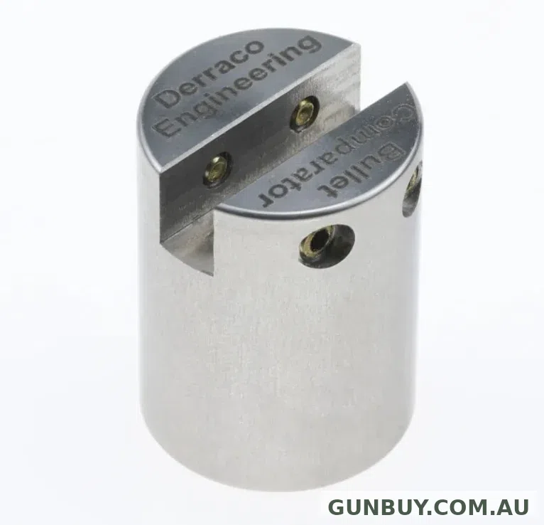 Derraco Engineering bushing holder for Headspace & Bullet Comparators Dual Grubscrew type