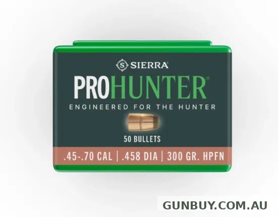 Sierra 8900 .45 300gr Hollow Point Flat Nose