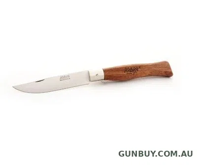 Gunforce 105mm Stainless Steel Hunters Pocket knife with Blade Lock Beech Hardwood Handle