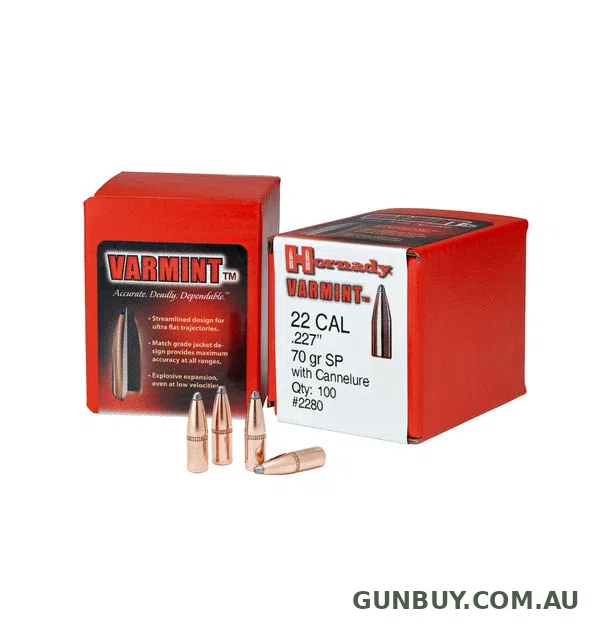 Hornady 30 Cal .308 110gr SP 100pk