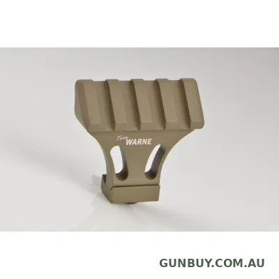 Warne Picatinny Side Mount Adapter 45 Degree Dark Earth