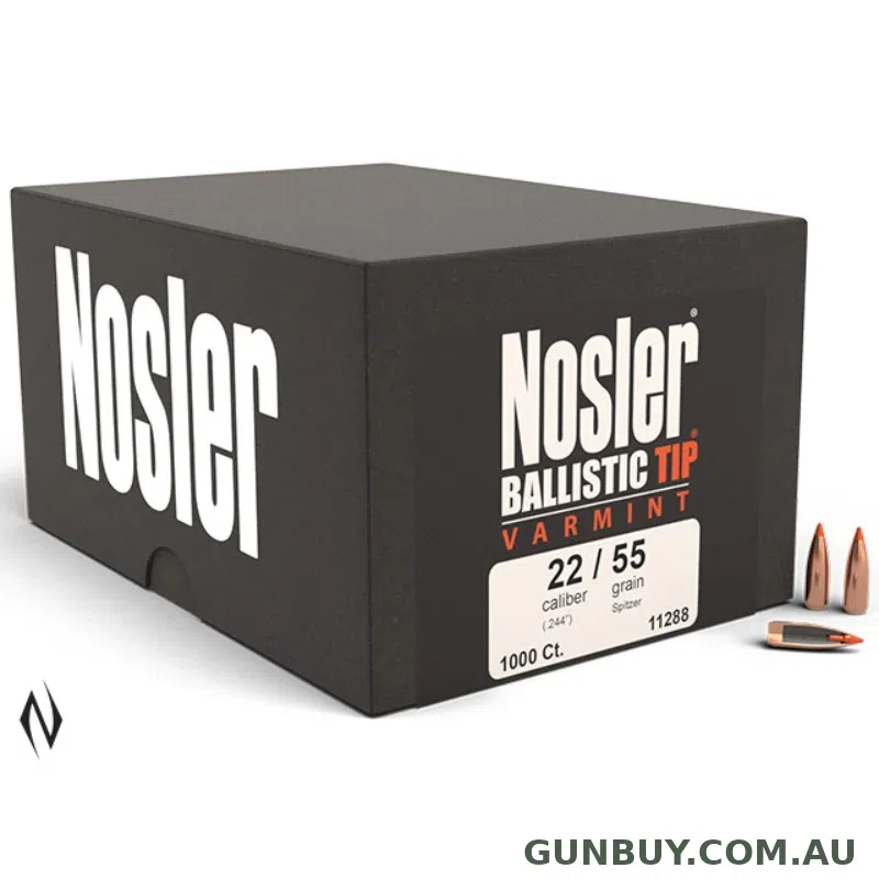 Nosler 224 55gr Ballistic Tip 1000pk