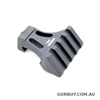 Warne Picatinny Side Mount Adapter 45 Degree Tactical Gray