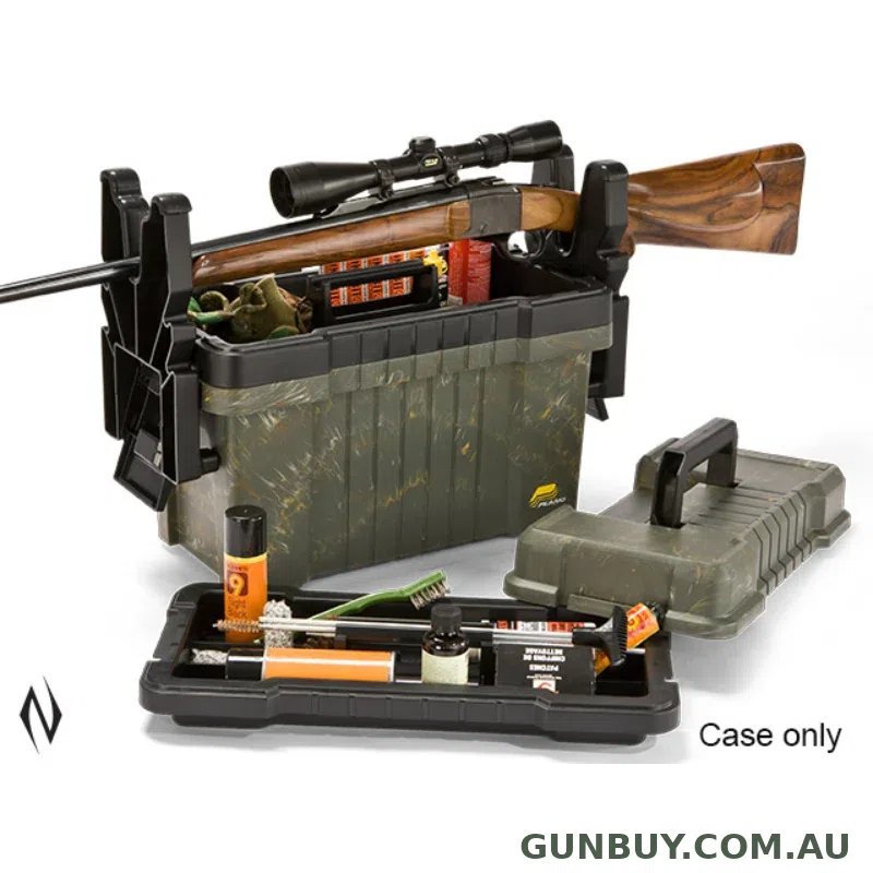 Plano Deluxe Shooters Case Camo with Gun Rest