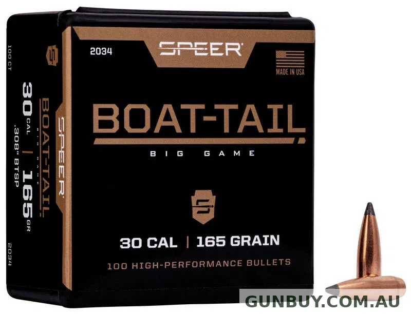 Speer 308 165gr Boat Tail 100pk