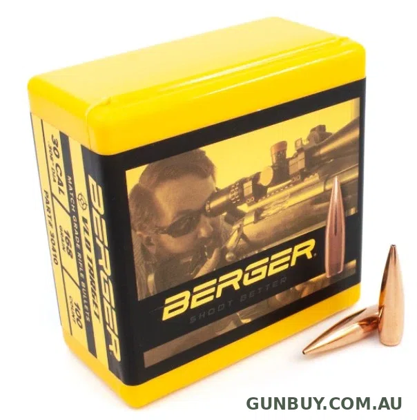 Berger 30 cal 168 gr VLD Target 100pk