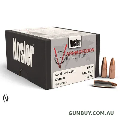 Nosler 224 62GR HP VARMAGEDDON 100PK