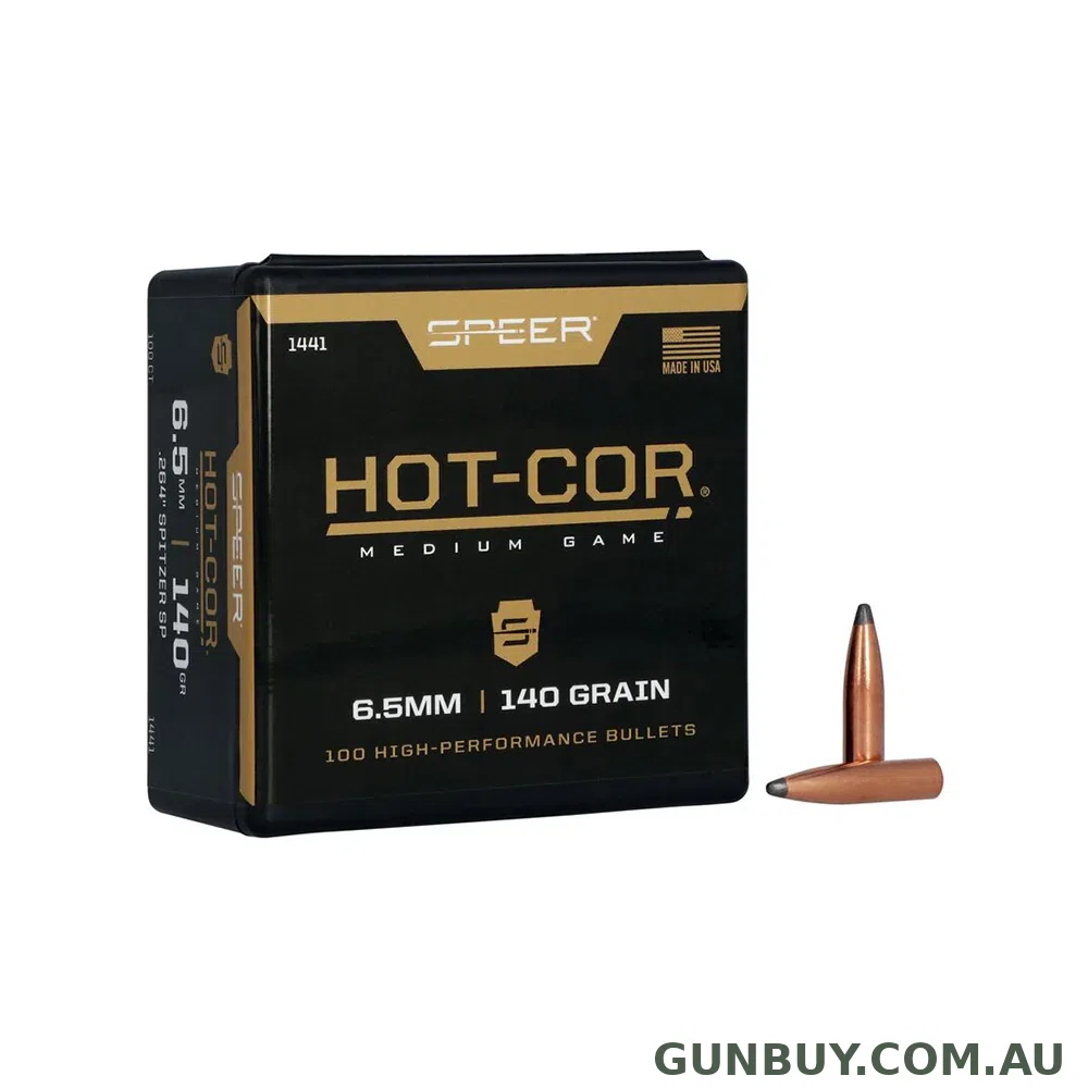 Speer 6.5mm 140gr Spitzer SP 100pk