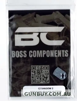 Boss Components CZ Shadow 2 Aluminium Magazine Release Button Chrome