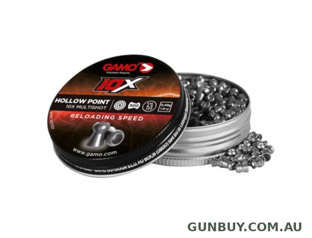 Gamo Pellets 10X Hollow Point .22 (250/tin) 6322547