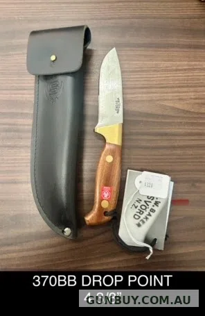 SVORD DROP POINT 4 3/4" 370BB KNIFE