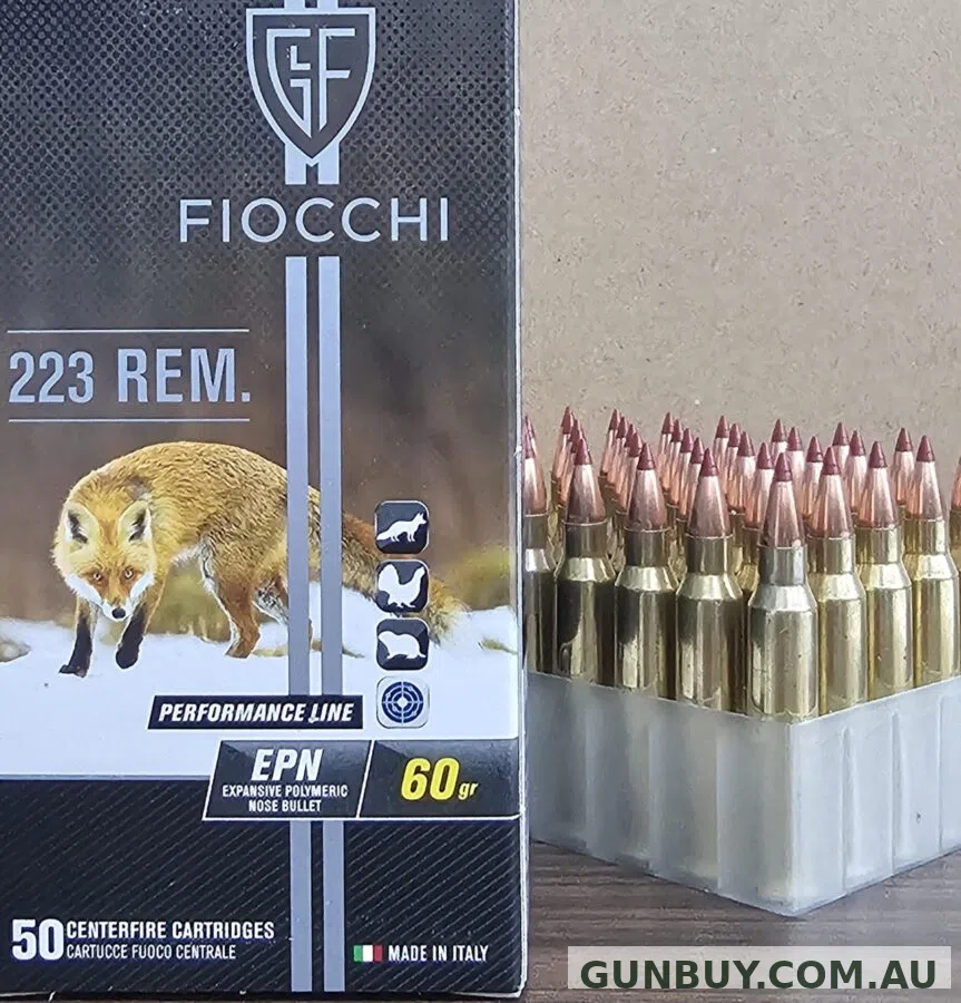 FIOCCHI 223REM 60gr Ammunition