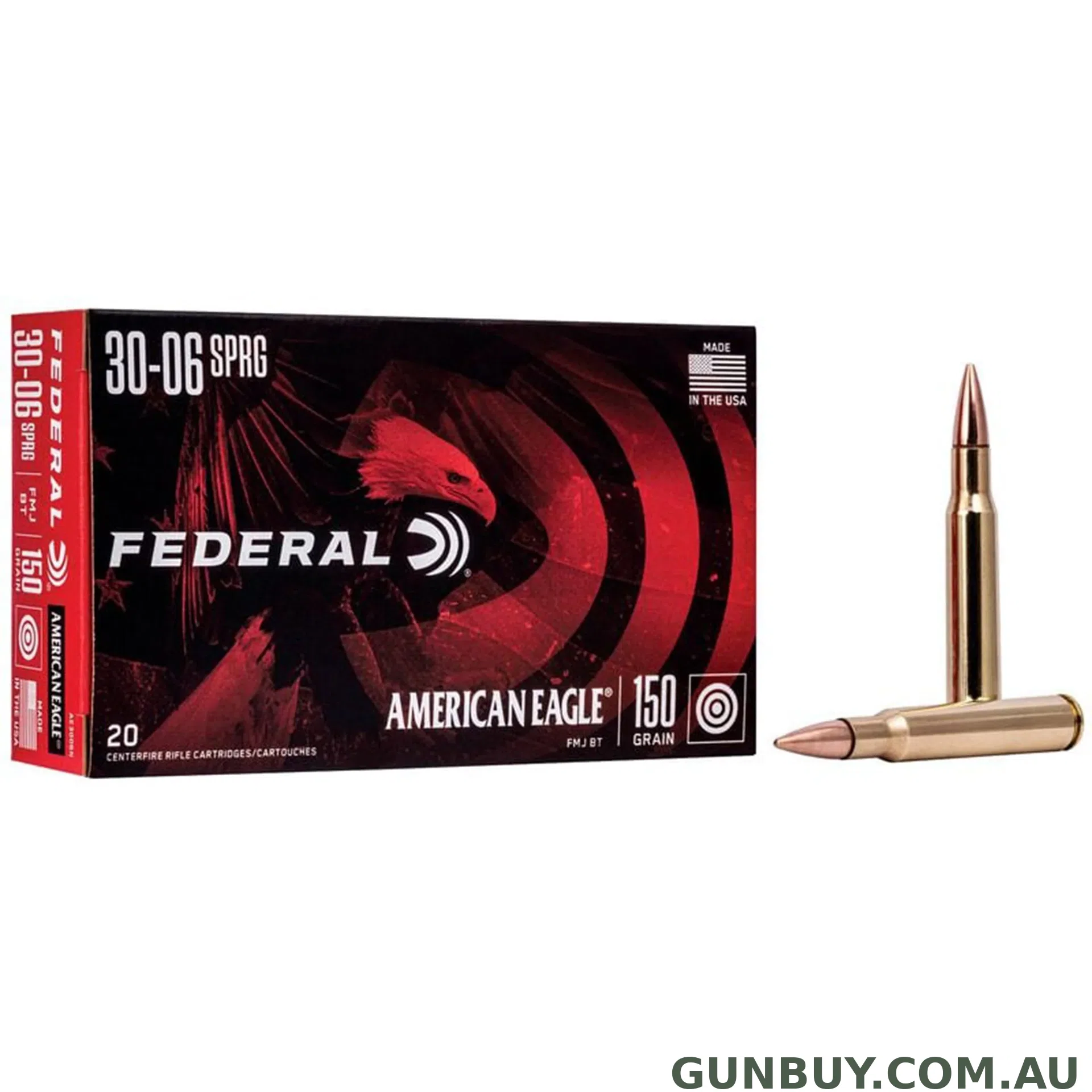 Federal 30-06 SPr 150gr FMJ American Eagle