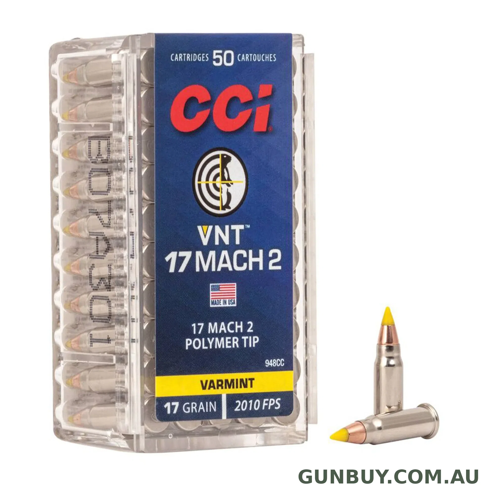 CCI 17Mach2 Vnt 17gr - 50