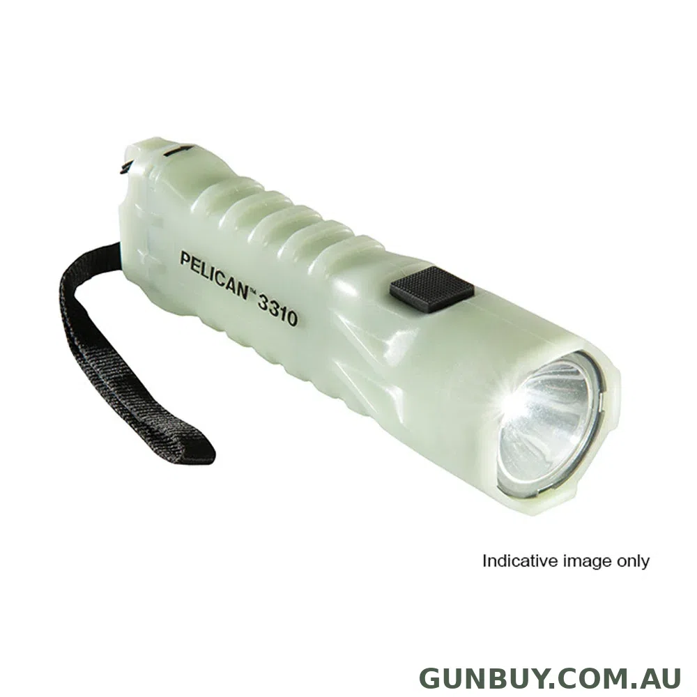 Pelican Torch 3310 G2 Led Glow In The Dark - 378 Lumens / Black