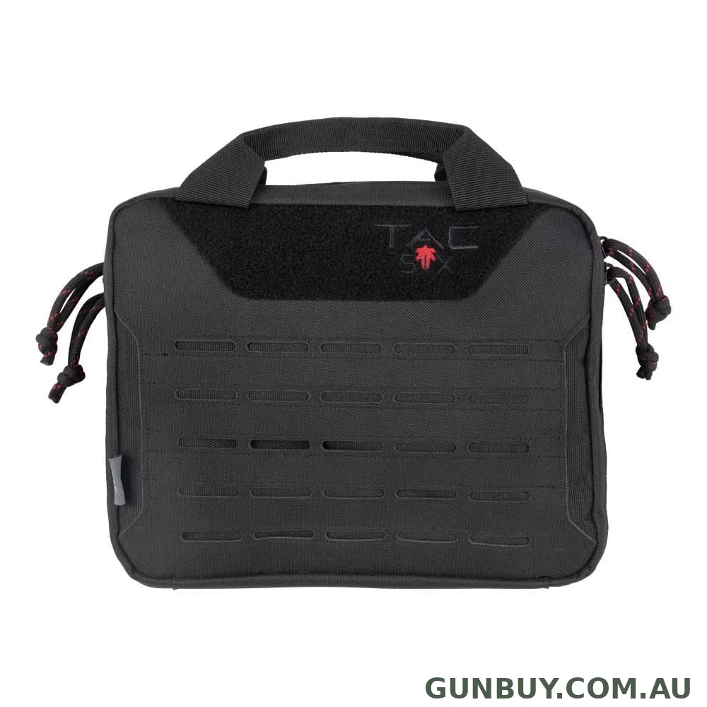 Tac Six Crew Tactical Pistol Case - Black / 10x8"