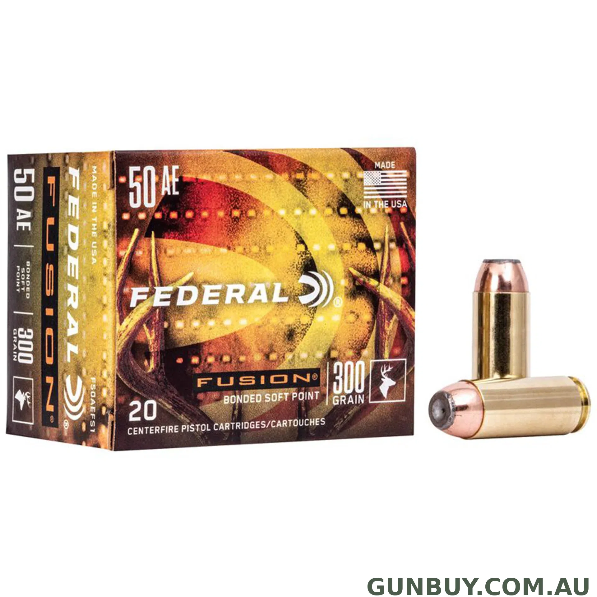 Federal 50 AE 300gr Fusion - 20pk
