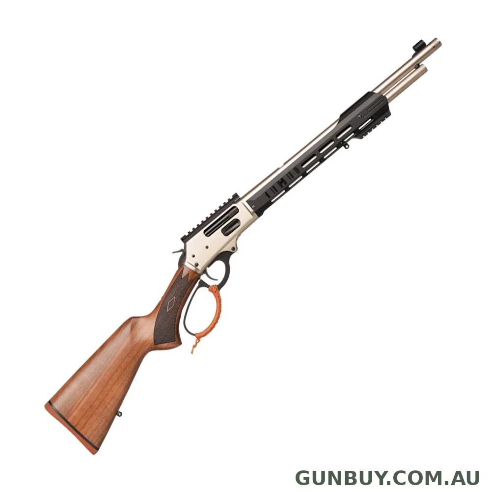 Hugtek SWXNSE Lever Action Walnut & Nikel TACT Side Eject 470mm 5 Mag Rifle