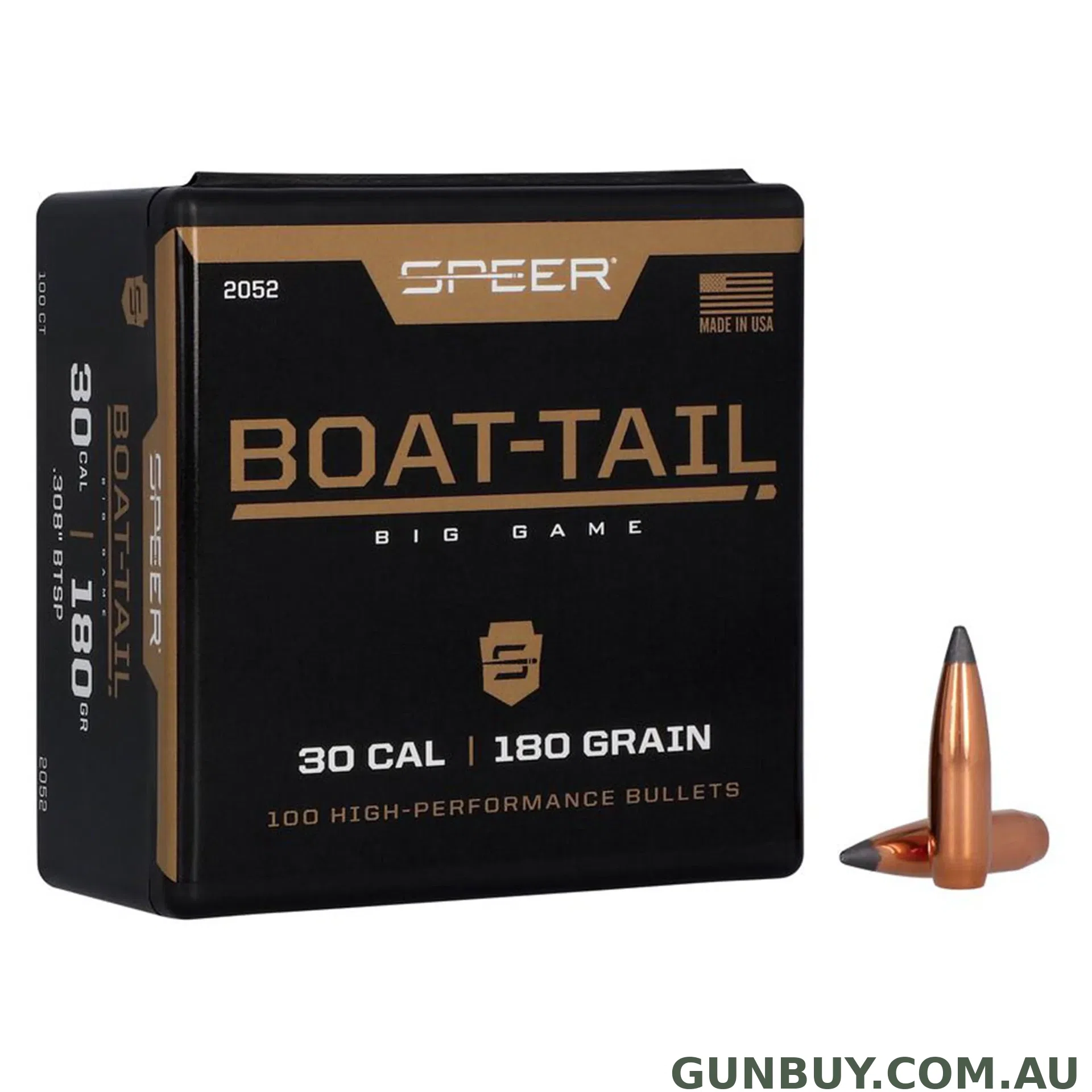 Speer 308 180gr SP Boat Tail / 100