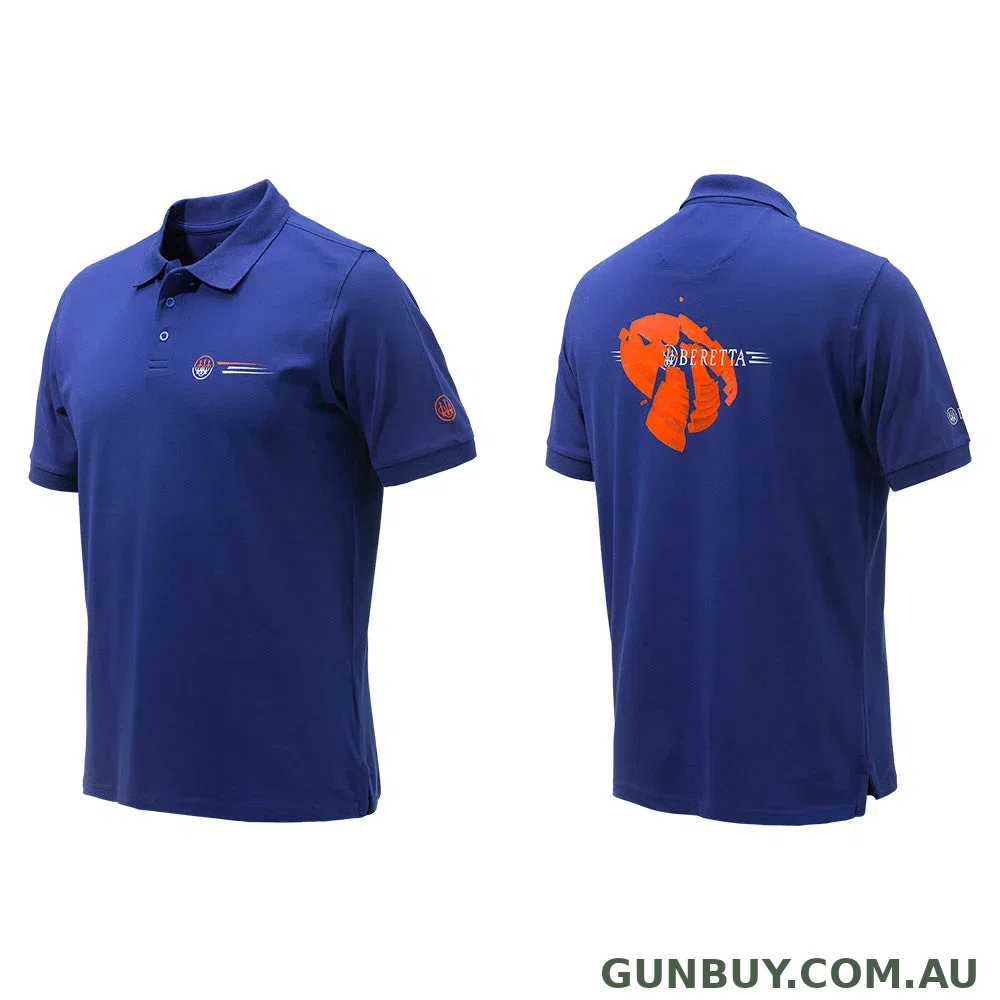Broken Clay Polo - Blue / S / Male