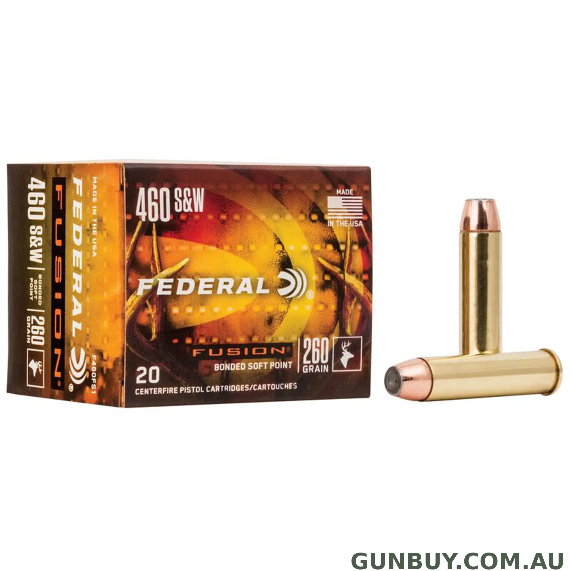 Federal 460 S&W 260gr Fusion