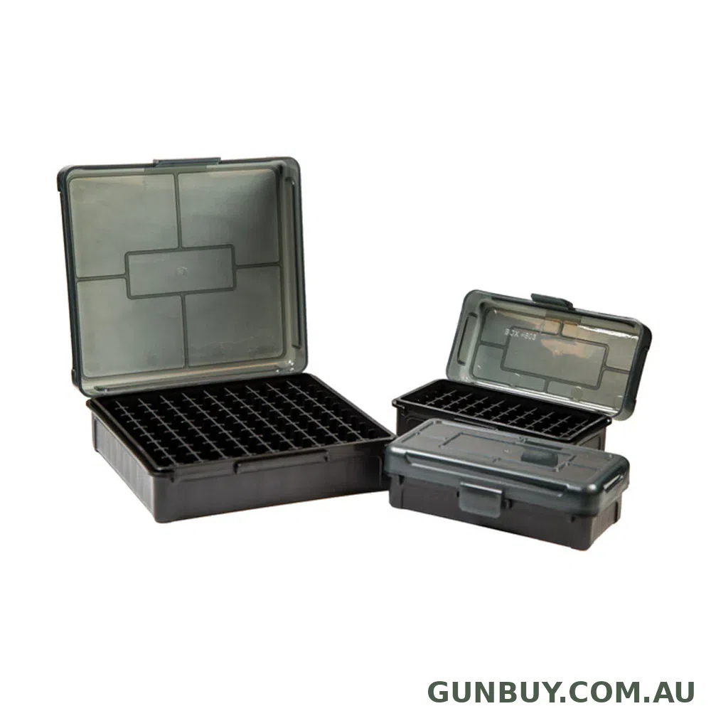 Frankford Arsenal Hinge Lid Ammo Box - 10mm - 45ACP / 100 Rounds