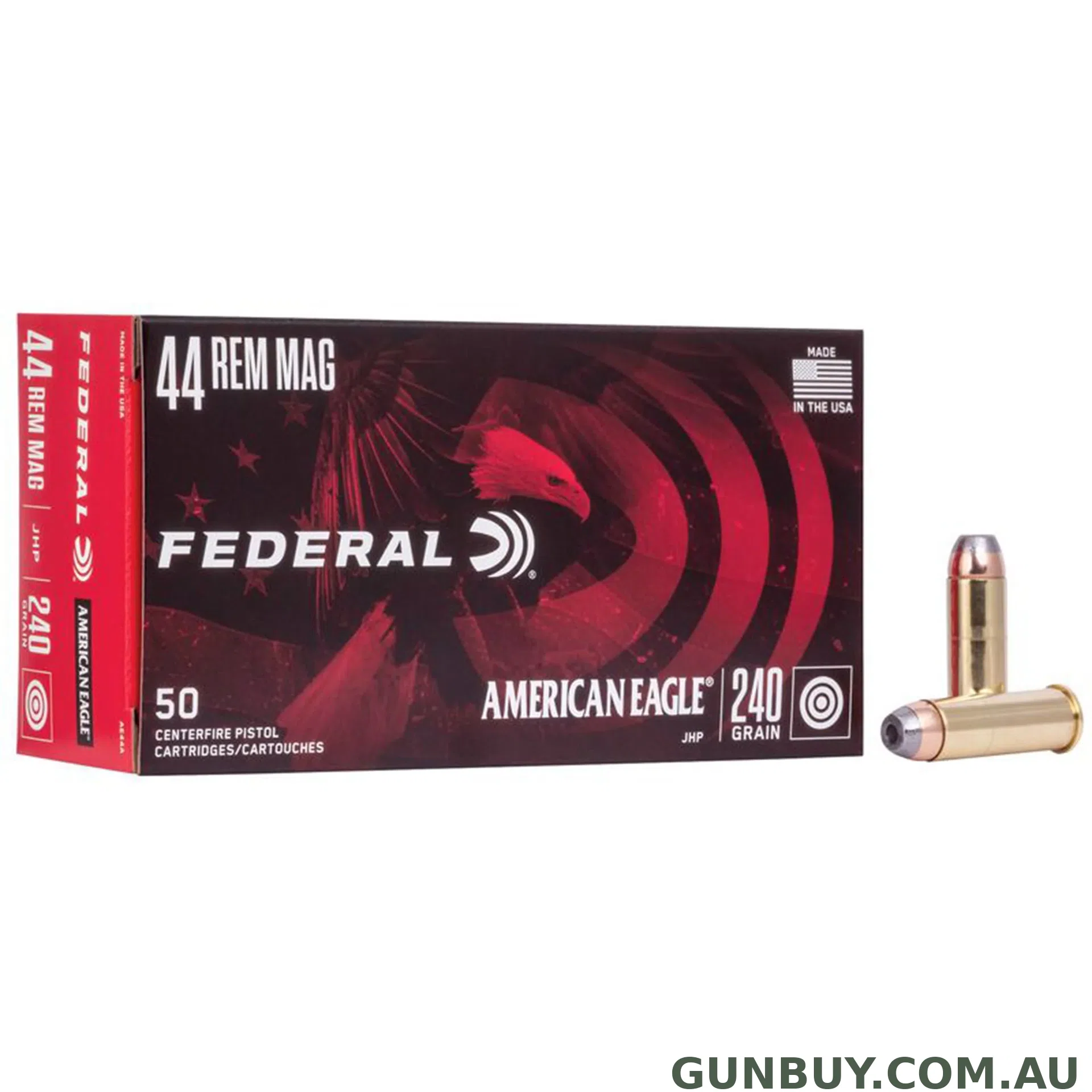 Federal 44 Mag 240gr JHP American Eagle / 50