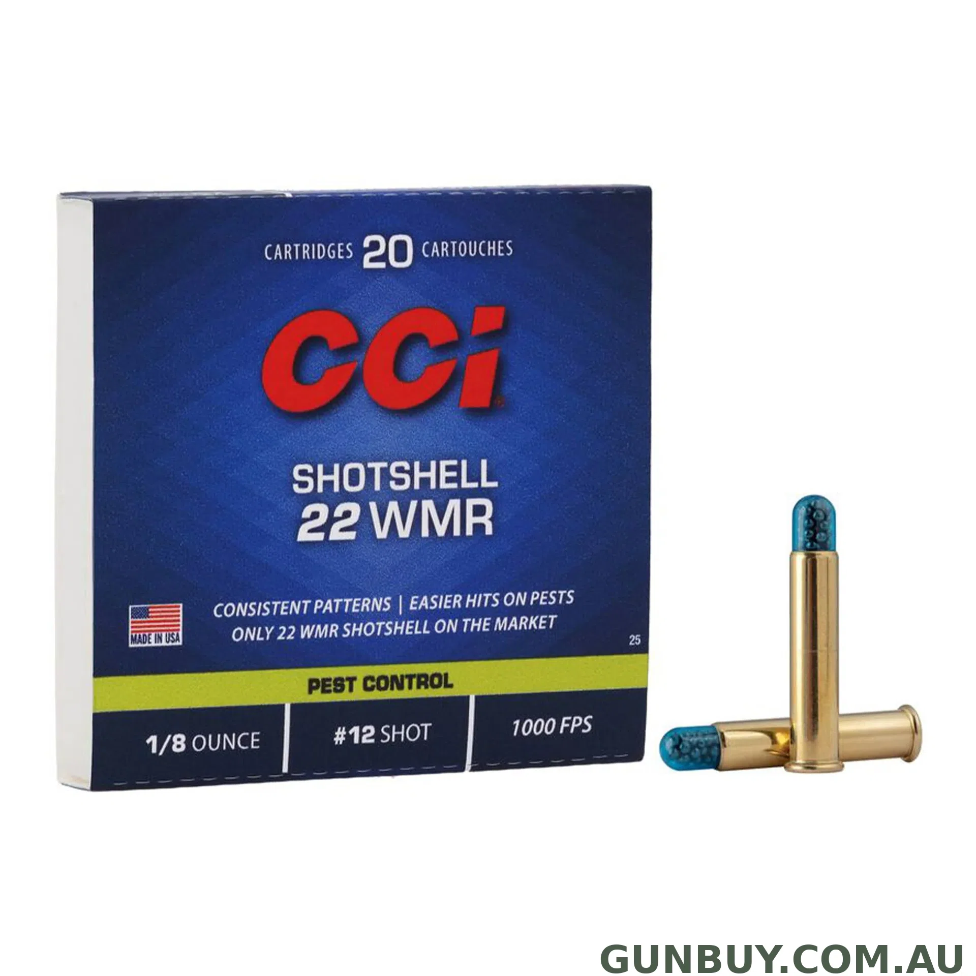 CCI 22 WMR Shotshell - 20 Pack