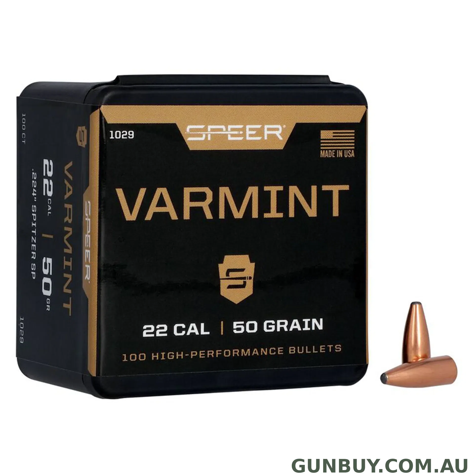 Speer 50gr Spitzer - 100 Pack