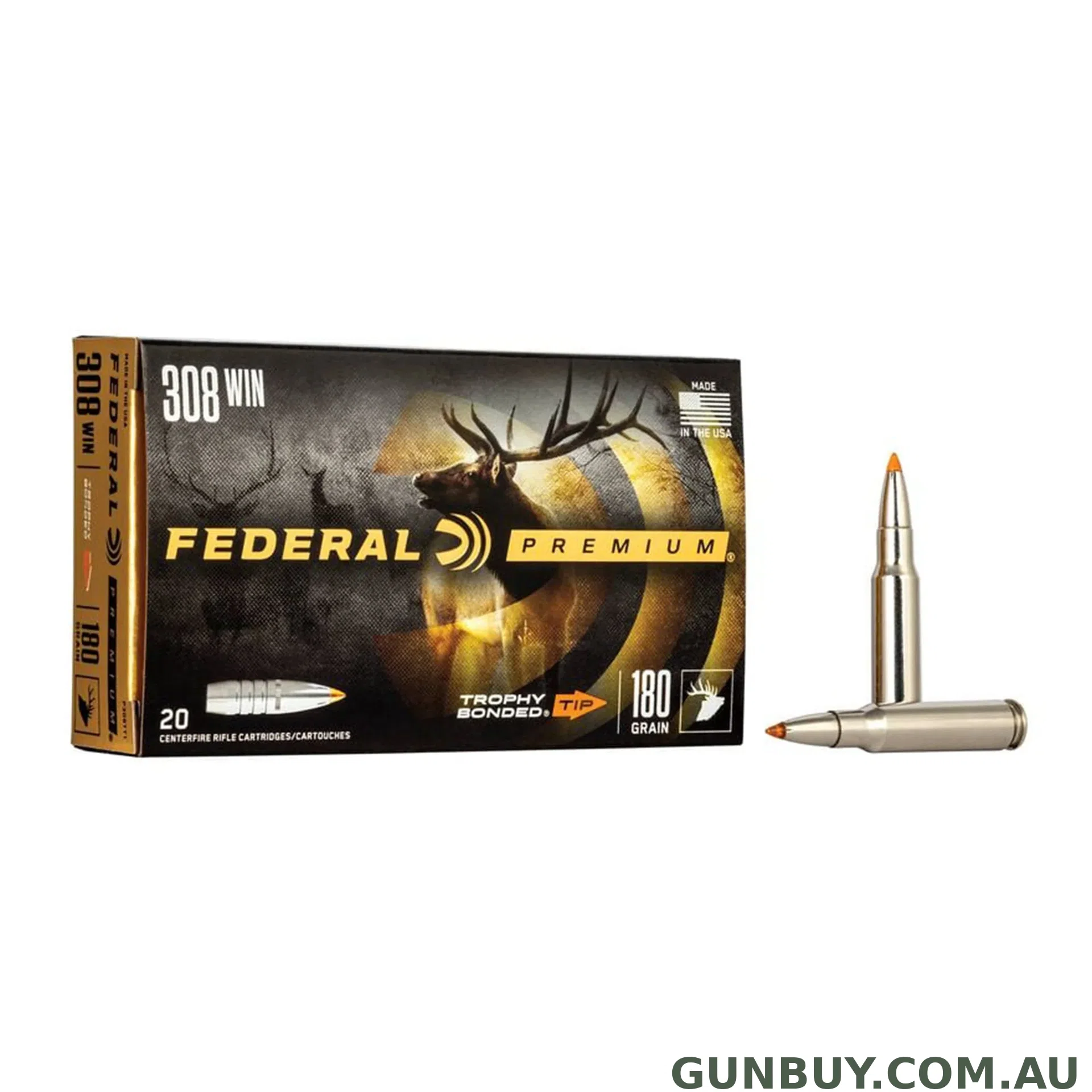Federal 308 Win 180gr Tbt Vital-Shok / 20