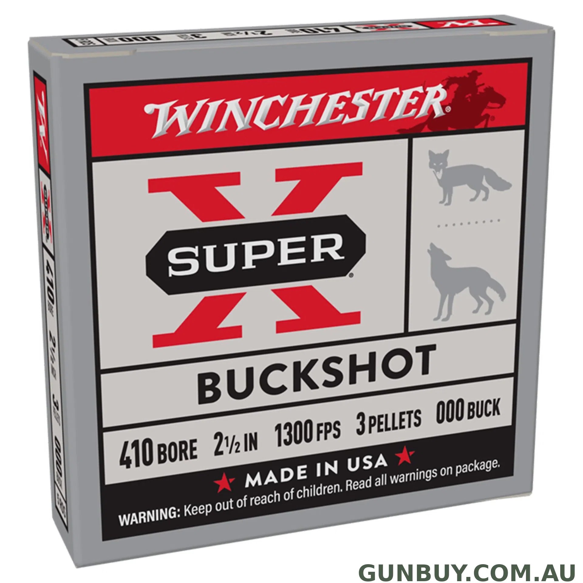 Winchester Super X 410G OOO 2-1/2" 3 Pellet / 5
