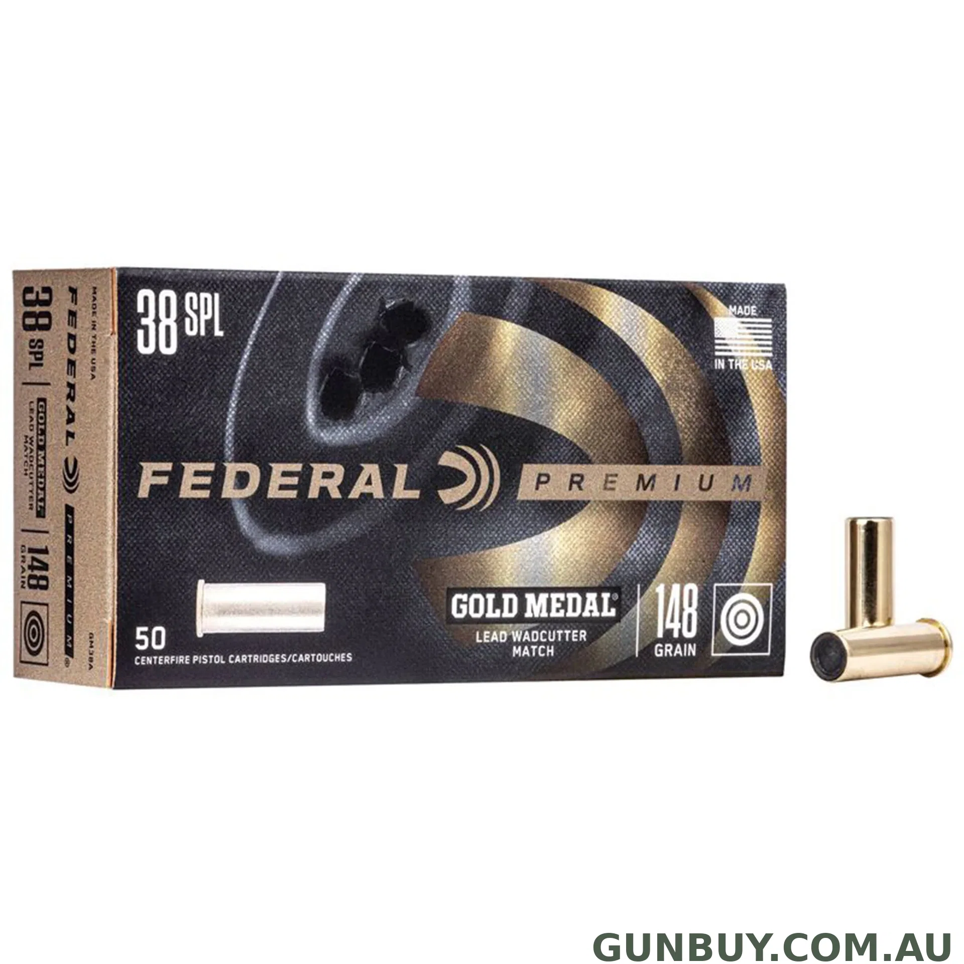 Federal 38 Special 148gr Lead Wc / 50