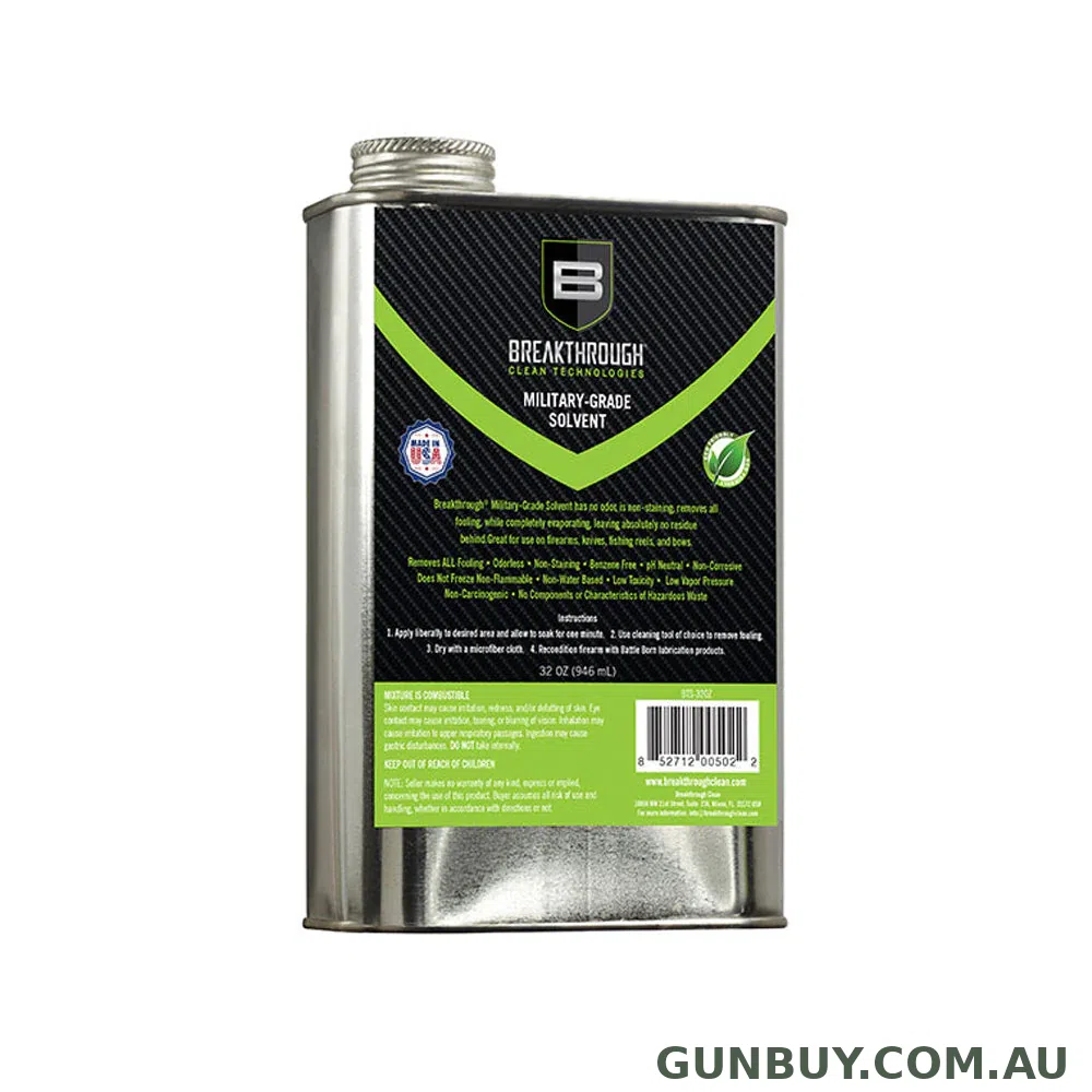 Breakthrough Clean Military Grade Solvent Can - 32oz