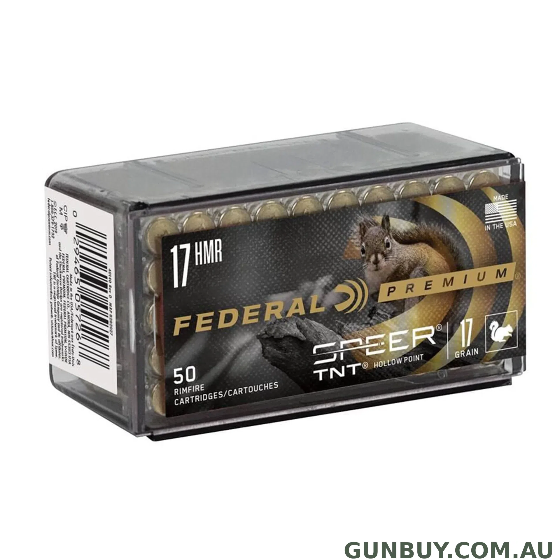 Federal 17 HMR 17gr TNT / 50