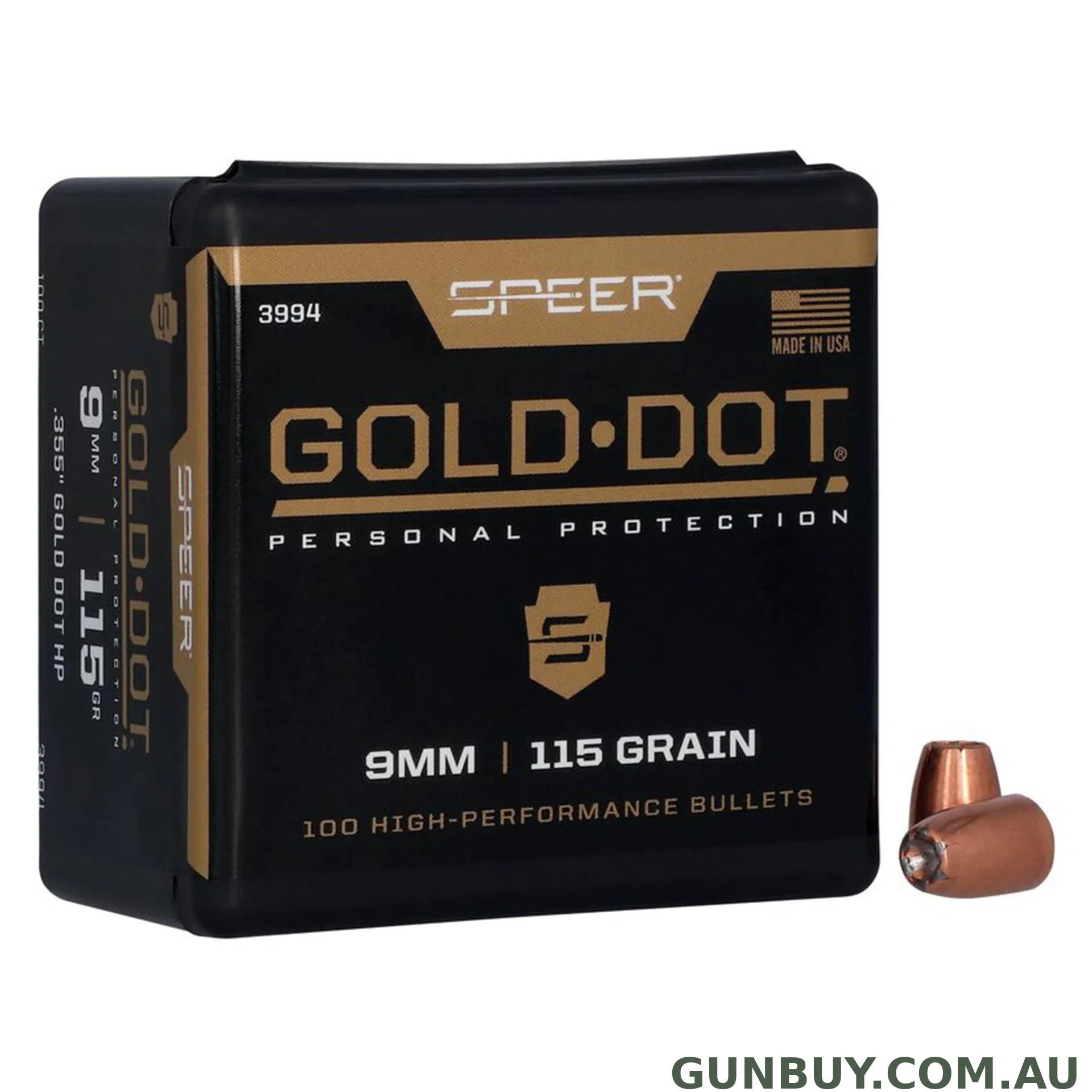 Speer 9mm 115gr GDHP 100pk