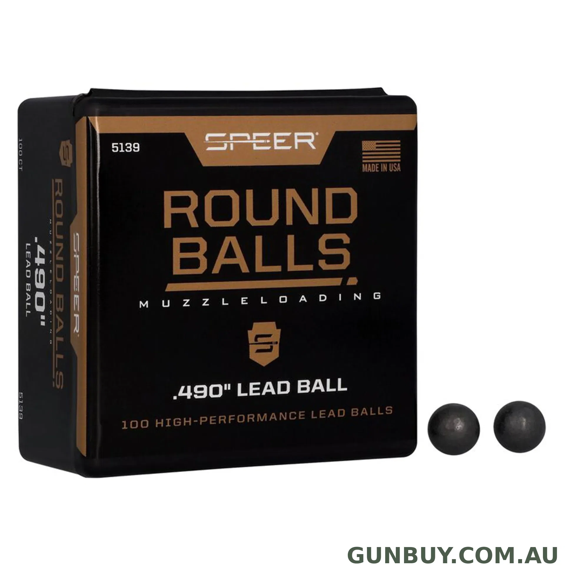 Speer 177gr Lead Round Ball - 100 Pack