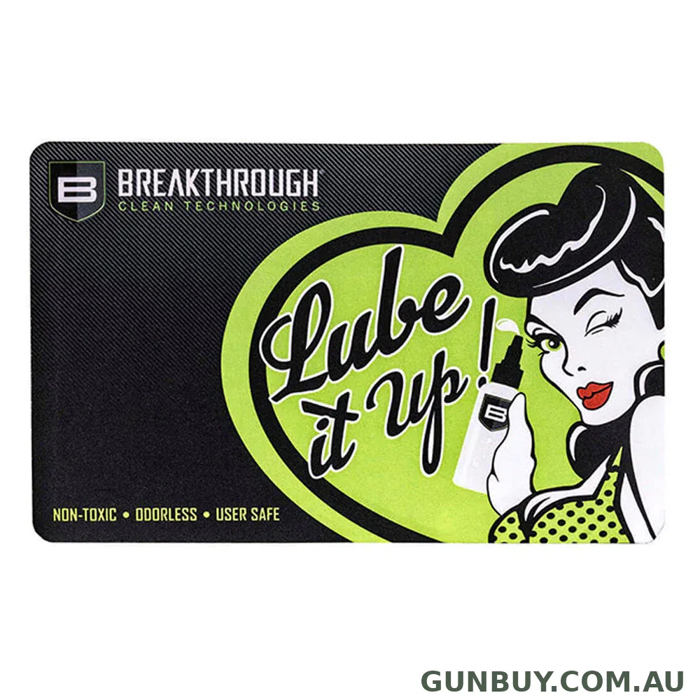 Breakthrough Clean Clean Rubber Gun Mat - Pistol (11x17)