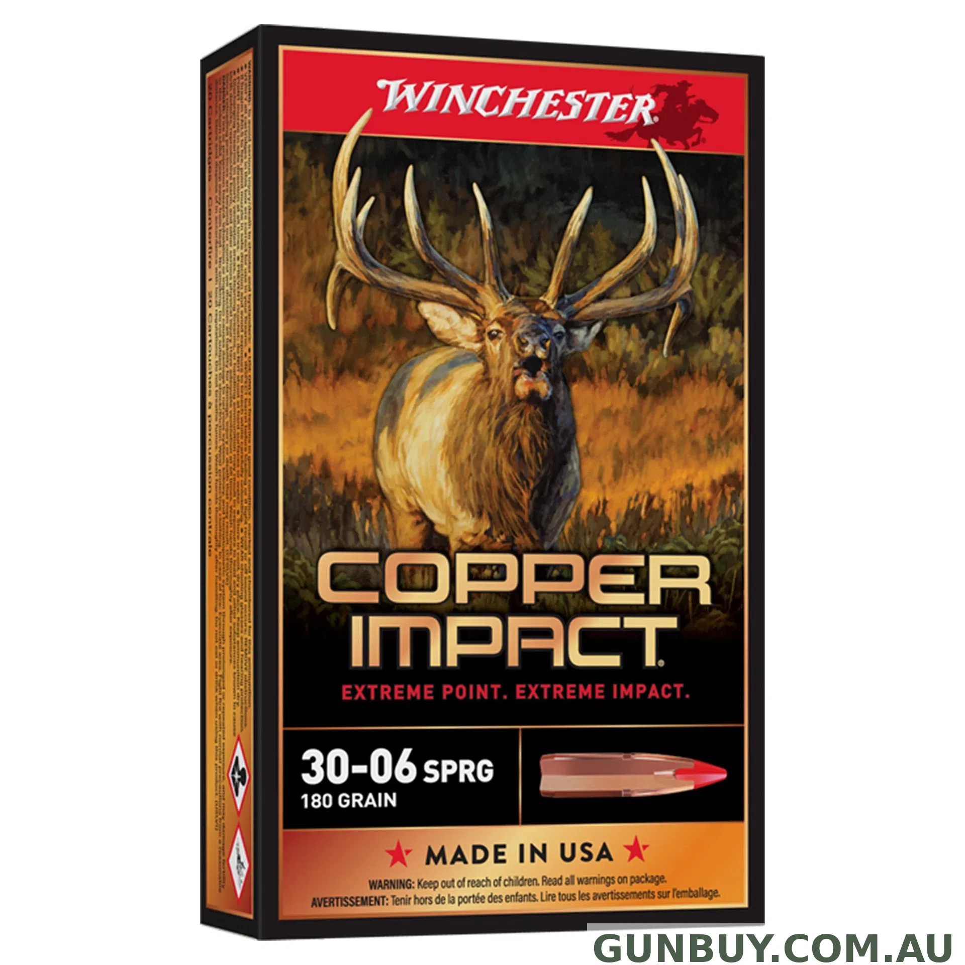 Winchester Copper Impact LF 30-06 180gr XP - 20 Pack
