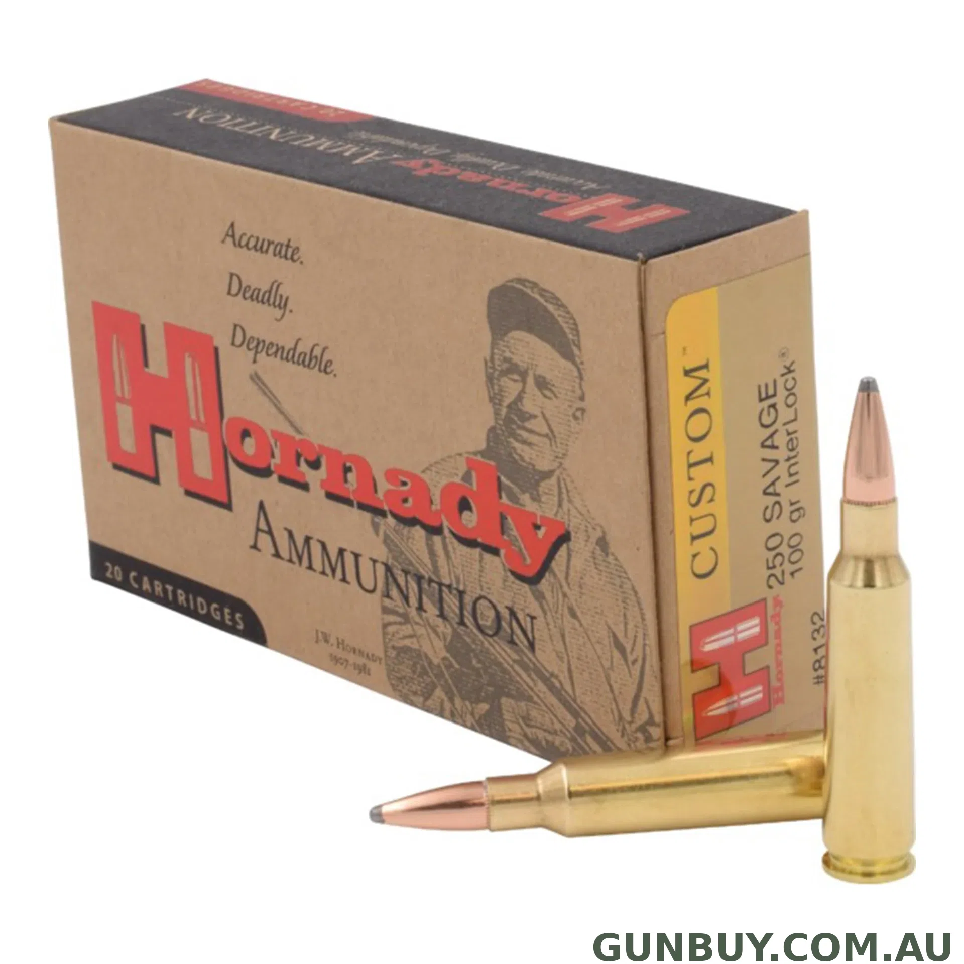 Hornady 250 Savage 100gr Interlock / 20