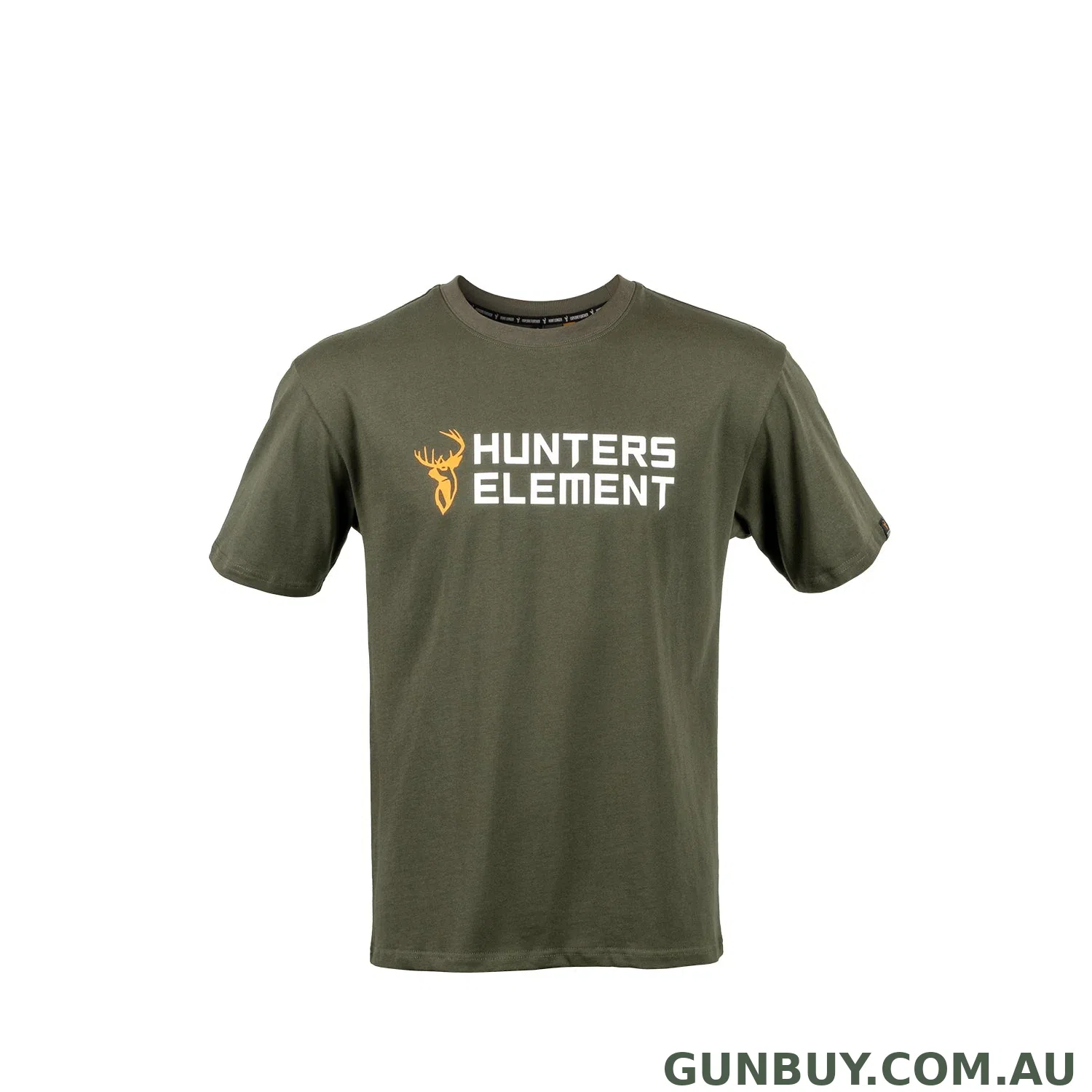 Hunters Element Block Tee - Forest Green / S