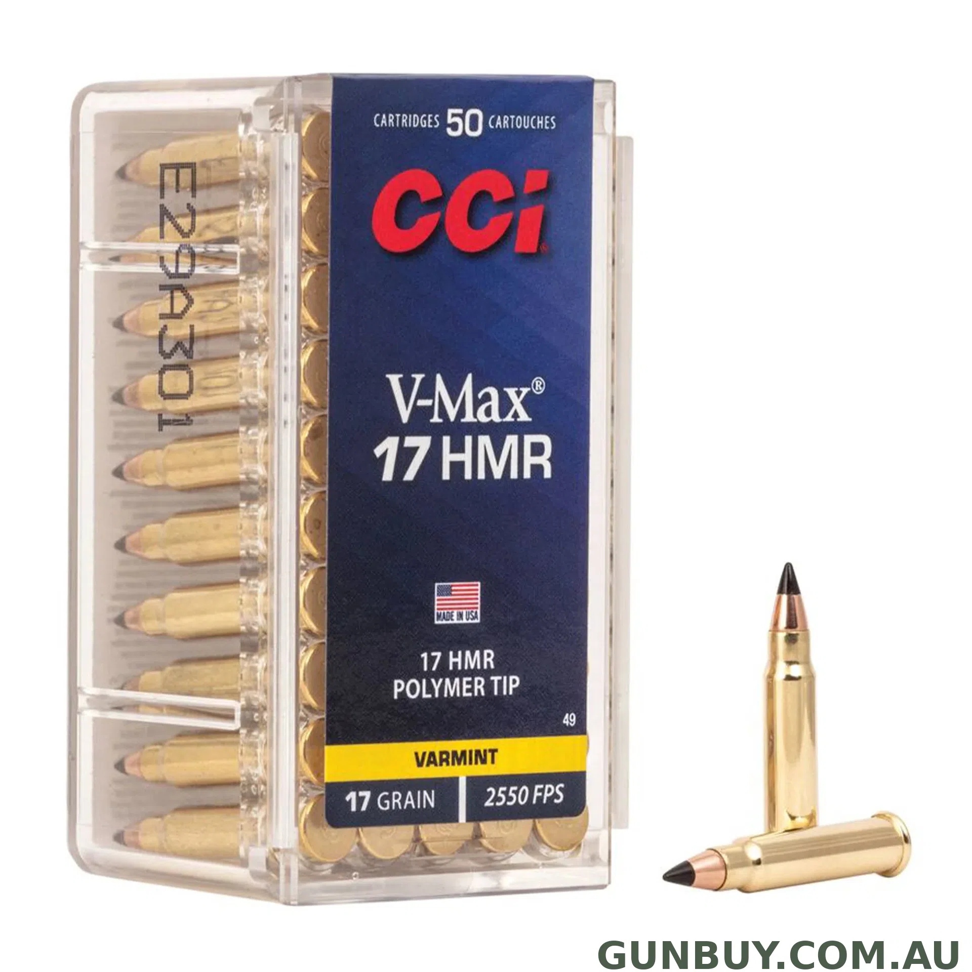 Hornady 17 HMR 17gr V-Max - 50