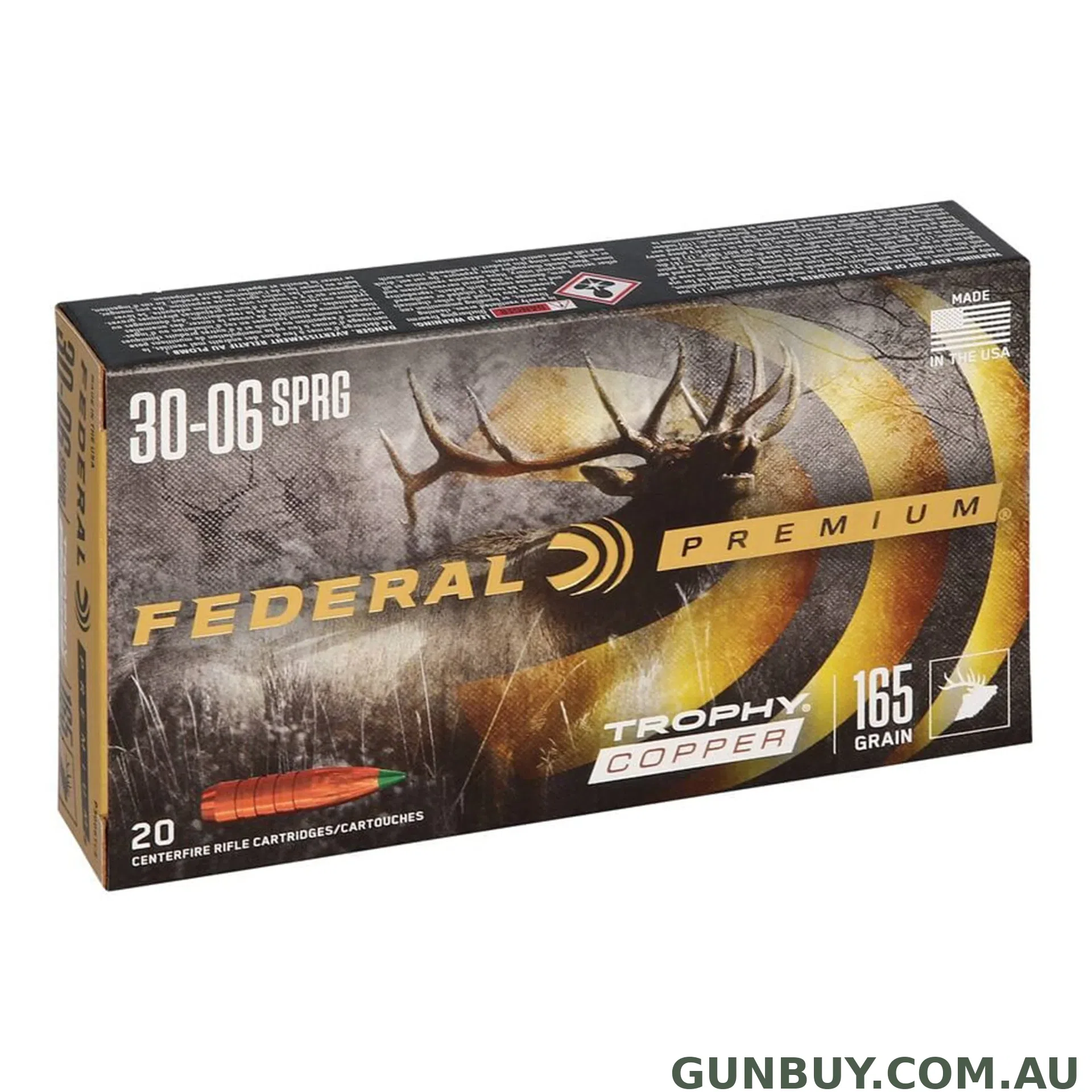 Federal 165gr Trophy Copper Vital-Shok - 20 pack