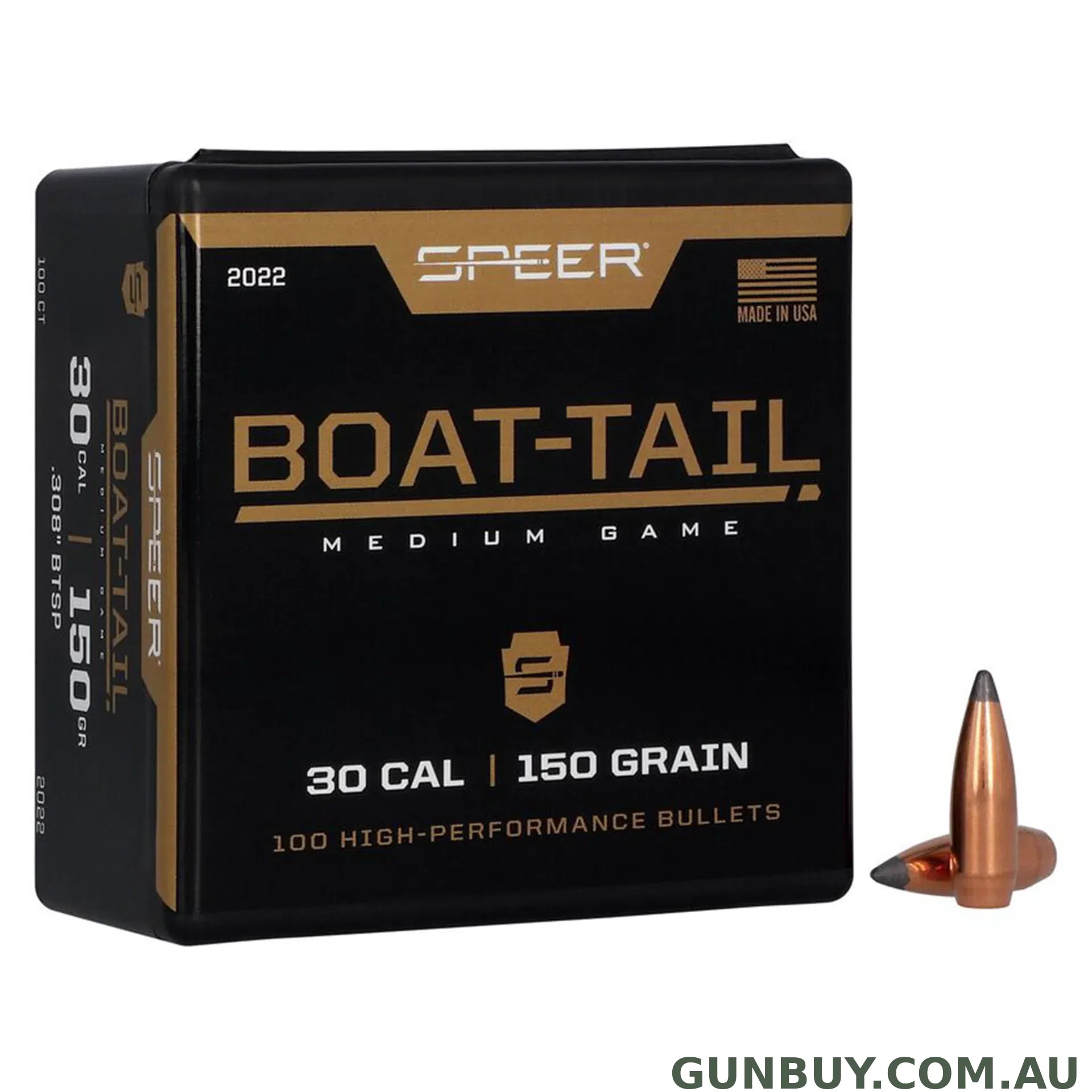 Speer 308 150gr Boat Tail / 100
