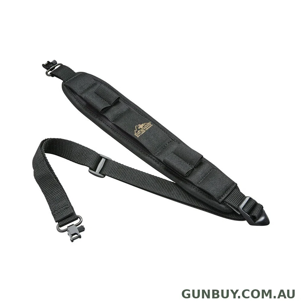 Butler Creek Comfort Stretch Alaskan Magnum Sling + Swivels - Black