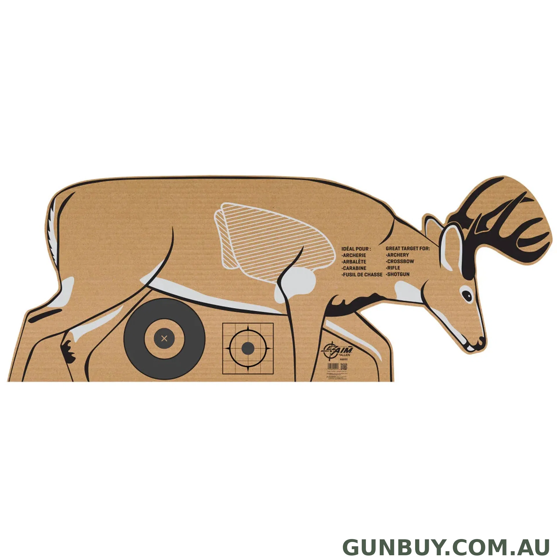 ALLEN Corrugated Target Deer Silhouette 43x22"